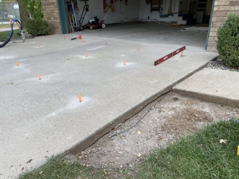 driveway residential concrete repair