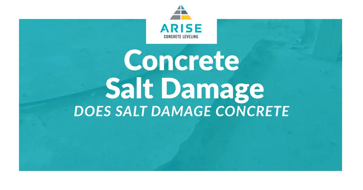 does salt damage concrete