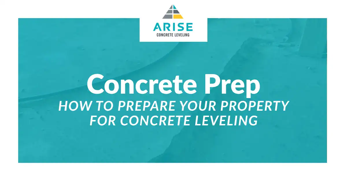 how can i prepare my property for concrete leveling
