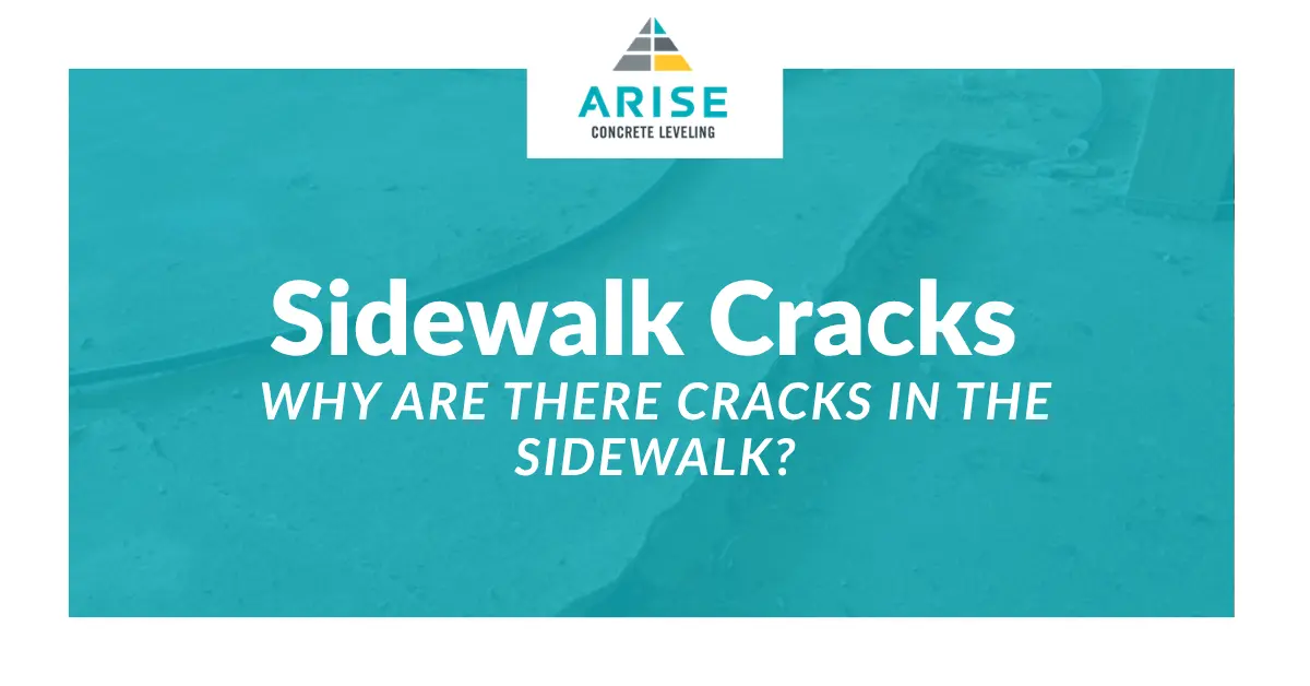 why are there cracks in the sidewalk