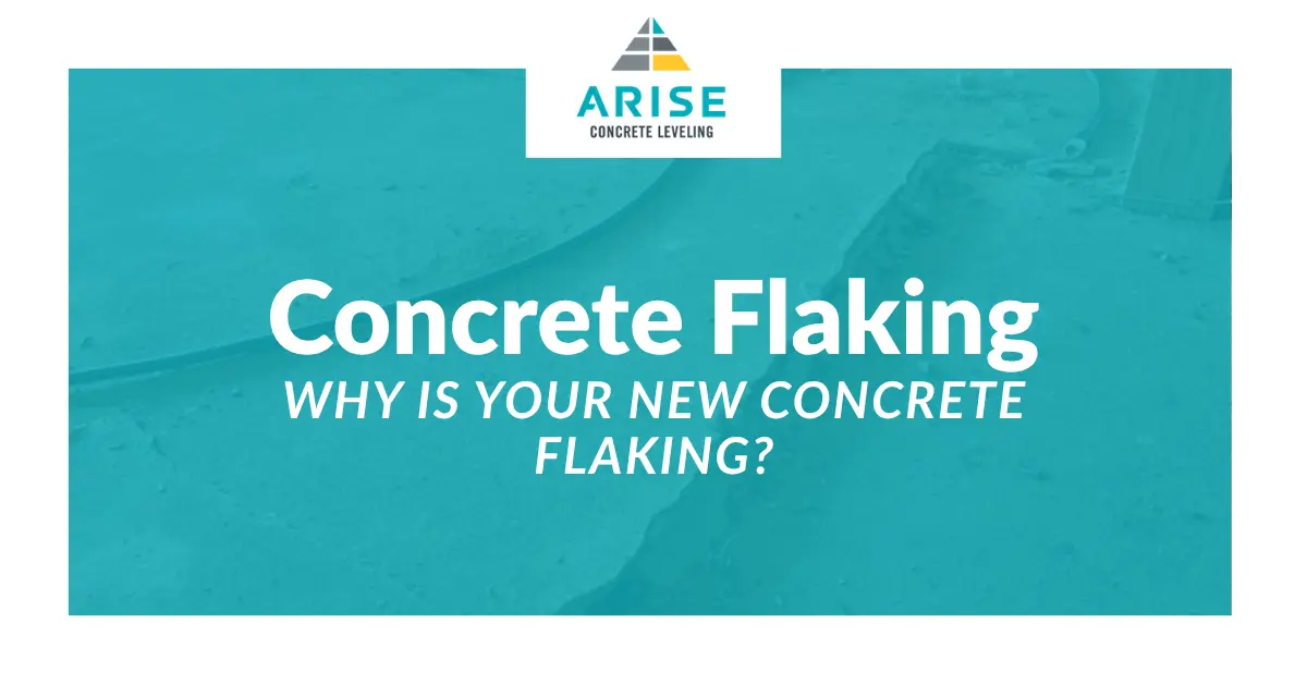 why is my new concrete flaking