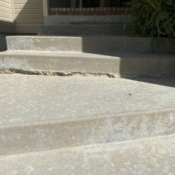 broken porch stairs